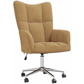 vidaXL Sill&oacute;n De Relax De Terciopelo Marr&oacute;n Vidaxl