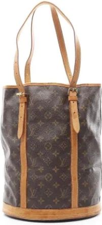 Louis Vuitton Pre-owned Bucket Bags, female, Brown, Size: ONE SIZE Pre-owned Canvas louis-vuitton-bags