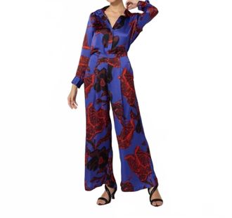 Cleobella Holden Trouser In La Rouge Print