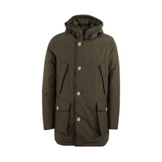 Woolrich Arctic Parka in Groen - Heren - Parka Jassen - Groen - M - Jassen