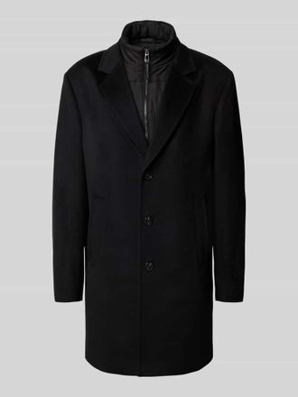 Joop Wollmantel im Double-Layer-Look Modell Morris in Black, Gr&ouml;&szlig;e 52