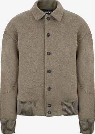 Jacquemus Bomberjacke aus Wollfilz Le bomber Feltro