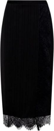 Twinset Midi Rok - Dames - Kokerrokken - Zwart - L - Rokken