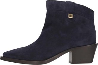 Maisons Skorpios Alexandra Enkellaarsjes - Dames - Cowboylaarzen - Blauw - 42 EU - Leer - Schoenen