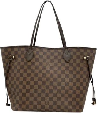 Louis Vuitton Tweedehands Canvas Louis Vuitton tassen - Dames - Vintage Shopper - Bruin - ONE Size - Vintage