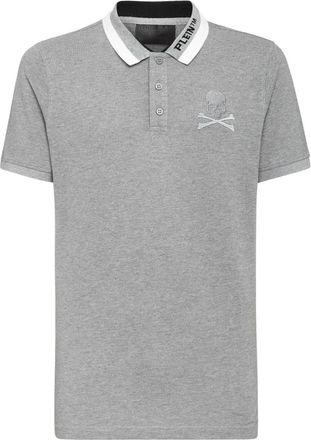Philipp Plein Polo Shirts - Heren - Polos - Grijs - 3XL - Tops