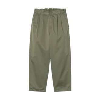 Carhartt Work in Progress Carhartt Wip, Wide Trousers, male, Green, Size: L Marv Pant