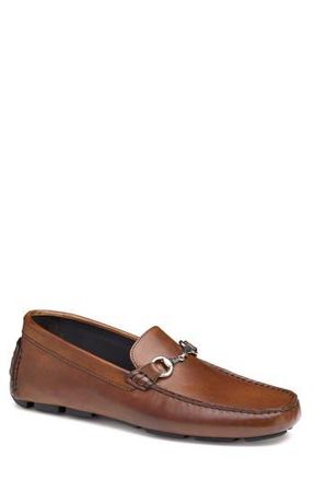 Johnston & Murphy Dayton Bit Driving Loafer in Brown Italian Calfskin at Nordstrom Rack, Size 9.5