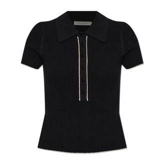 By Malene Birger Dames, Tops, Zwart, Maat: S Leer