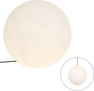 QAZQA Modern Outdoor Lamp White 56 cm IP44 - Nura