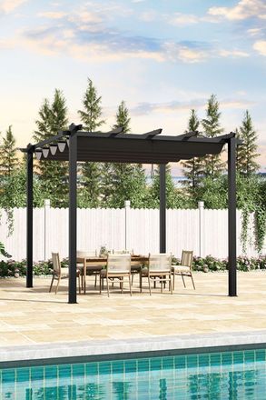 Living and Home Aluminum Pergola for Patio Deck