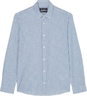 Marc O'Polo striped button-up shirt - Blue