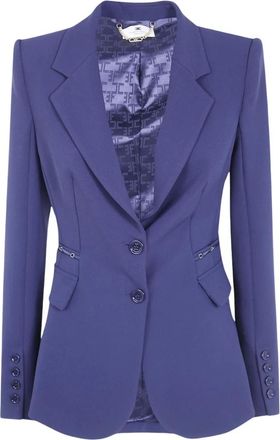 Elisabetta Franchi Blazer Monopetto - - Jackets - Donna - Blu - M