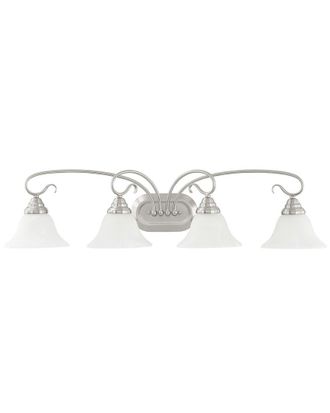 Livex Lighting Coronado 4-Light Brushed Nickel Bath-Light