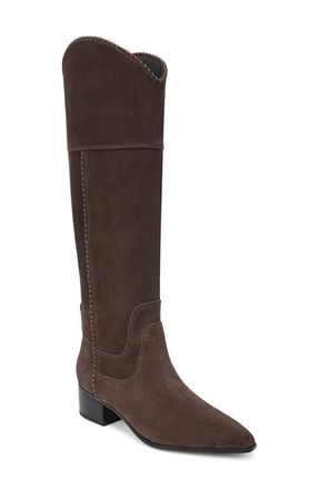 Franco Sarto Finleah Knee High Boot in Dark Brown at Nordstrom, Size 6.5