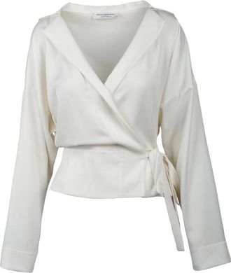 Philosophy di Lorenzo Serafini Satin Robe Jacket - White