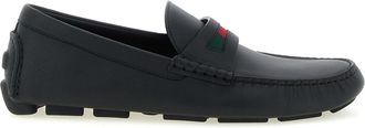 Gucci Black Stripes Loafers