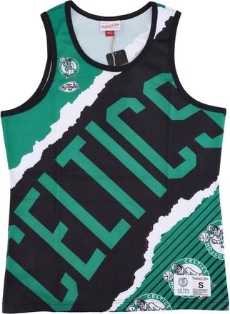Mitchell & Ness Boston Celtics Tank Top NBA Jumbotron - Heren - Fitness - Groen - XL - Polyester - Fitness