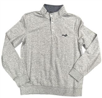 Perry Ellis Mens Heather Sweater In Grey