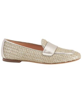 AGL Agl Sheryl Raffia Leather Moccasin