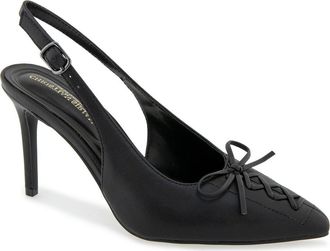 Christian Siriano Beks Slingback Pump in Black at Nordstrom, Size 7.5