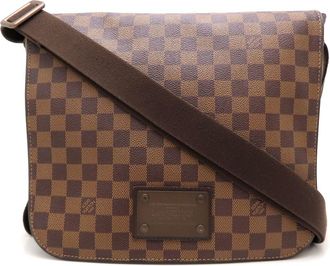 Louis Vuitton Damier Canvas Ebene Canvas Shoulder Bag (Pre-Owned)