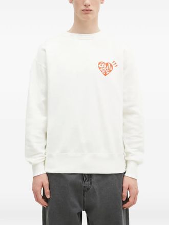Human Made heart-graphic sweatshirt - White