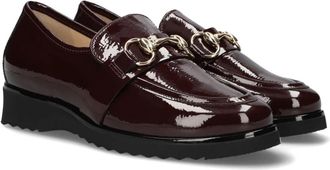 Hassia Sevilla Loafer - Dames - Loafers - Rood - 40 EU - Leer - Schoenen