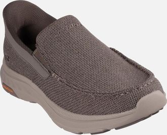 Skechers Mens Skechers Mens Pollard Wilfred Slip-Ins Textile Shoes - Brown - Size: 10.5