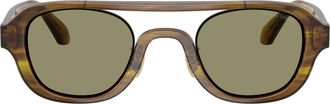Giorgio Armani Tortoiseshell 0ar8247 Oversized Sunglasses
