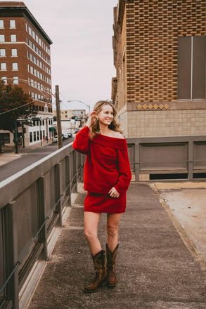 Le Lis Blanc Deux Foldover Set In Red