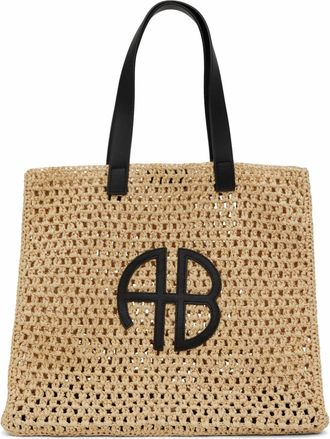 Anine Bing Womens Large Rio Tote Bag In Sand