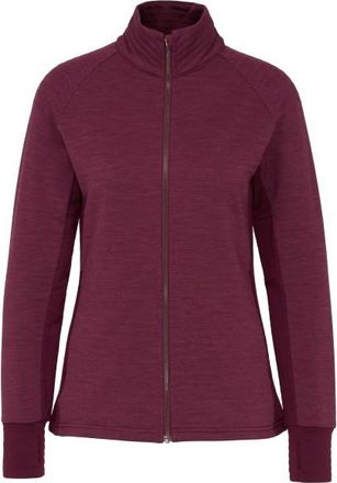 Stoic MerinoFleece260 FlenSt. II Jacket Merinojacke f&uuml;r Damen | rot