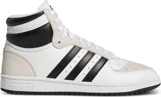 adidas Sneakers Top Ten Hi White/Black/Taupe - Bianco