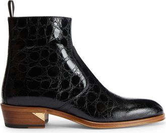 Giuseppe Zanotti 40mm Fabyen boots - men - Leather/Leather/Leather - 40 - Black