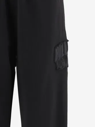 Billionaire Boys Club Cotton Wide-Leg Trousers - Black