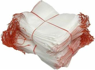 OEM Confezione Da 100 Sacchetti Riutilizzabili In Rete Di Nylon Per Proteggere Frutta, Piante E Uva Da Insetti, Uccelli E Parassiti - 15 X 25 Cm