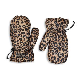 Mads Norgaard Leopard Animal Print Pillow Light - female - Mads N&oslash;rgaard - Gloves - Multicolor - S/M - Accessories