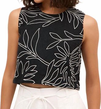 Marie Oliver Davis Cropped Top In Wildflower