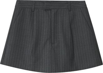 B+ab Shorts a righe - Grigio