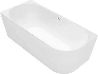Rea Ba&ntilde;era De Esquina Rea Bellanto Slim White 150 Left + Black Plug