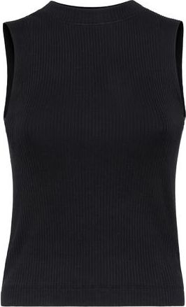 Brunello Cucinelli Ribbed jersey top in Black at Nordstrom, Size 3X-Large Eu