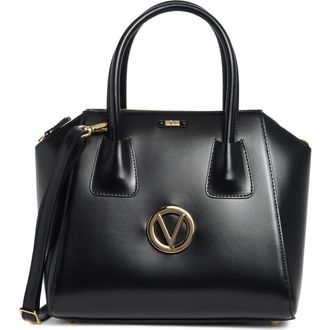 Mario Valentino Minimi Soave Satchel Bag in Black at Nordstrom Rack