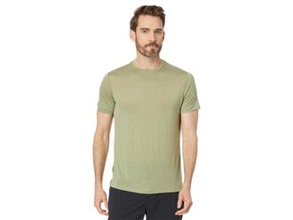 Icebreaker 125 Cool-Litetm Sphere III Short Sleeve T-Shirts Mens Clothing Lichen : SM, Wool