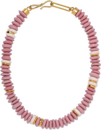 Lizzie Fortunato Collana Laguna con perline - Rosa