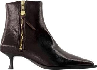 Ganni Botines Ana - Shoes - Mujer - Marr&oacute;n - 36 EU