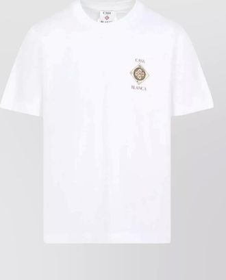 Casablanca music ceiling front graphic crew neck t shirt