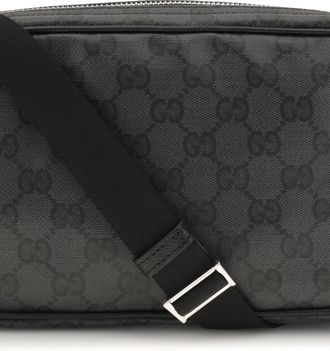 Gucci Mens Shoulder Bag Mini Essence Classic Black Fabric