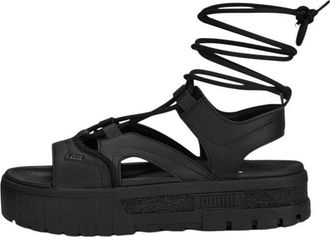 Puma (WMNS) PUMA Mayze Sandal Laces Black 388950-02