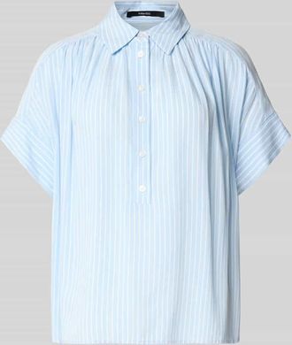 someday Someday Relaxed Fit Bluse aus Viskose Modell Zafine in Hellblau, Gr&ouml;&szlig;e 36